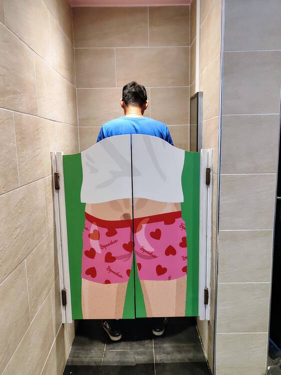 COMATEF - Tableau unique de décoration de WC à Nantes