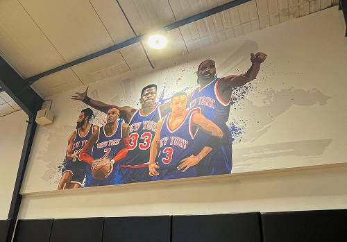COMATEF - Habillage décoratif salle de basket a Sainte-Luce-sur-Loire