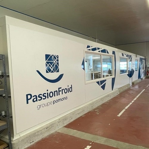 COMATEF - Habillage mural sur-mesure