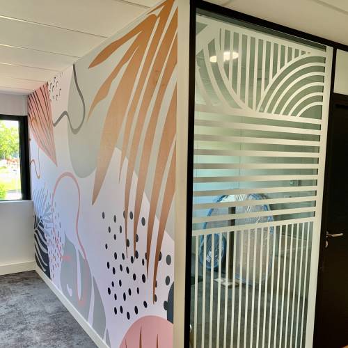 COMATEF - Vitrophanie/ Tapisserie Abokine Nantes